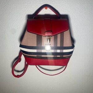 Plaid Boutique Shoulder/Backpack Bag
